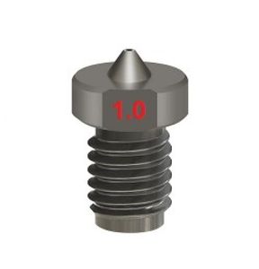 نازل هات اند E3D فولادی سخت 1.0 میلیمتر فیلامنت 1.75
