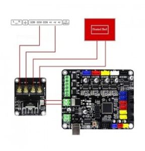 ماژول پاور هیت بد پرینتر سه بعدی Heat Bed Power Module