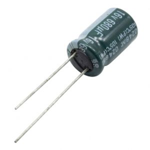 خازن الکترولیتی 680uF / 16V تایوانی مارک TAICON (OXO)