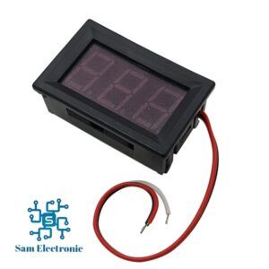 ماژول ولتمتر سایز 0.56 اینچ 2سیمه روپنلی RED DC0-100V
