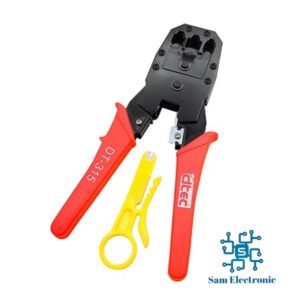 آچار پرس سرسوکت شبکه و تلفن dtec DT-315