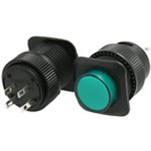 شستی ON/OFF سبز (چراغدار) R16-503AD