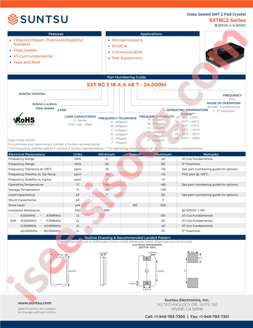 SXT8G2SDE38