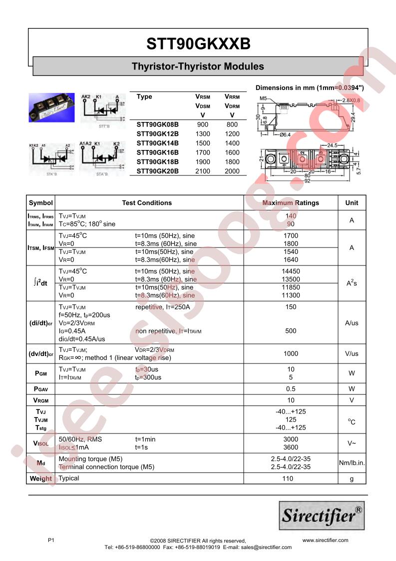 STT90GK16B