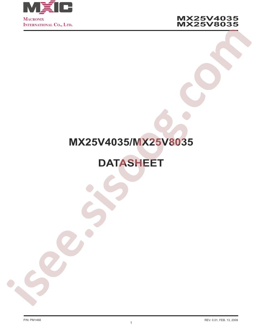 MX25V4035