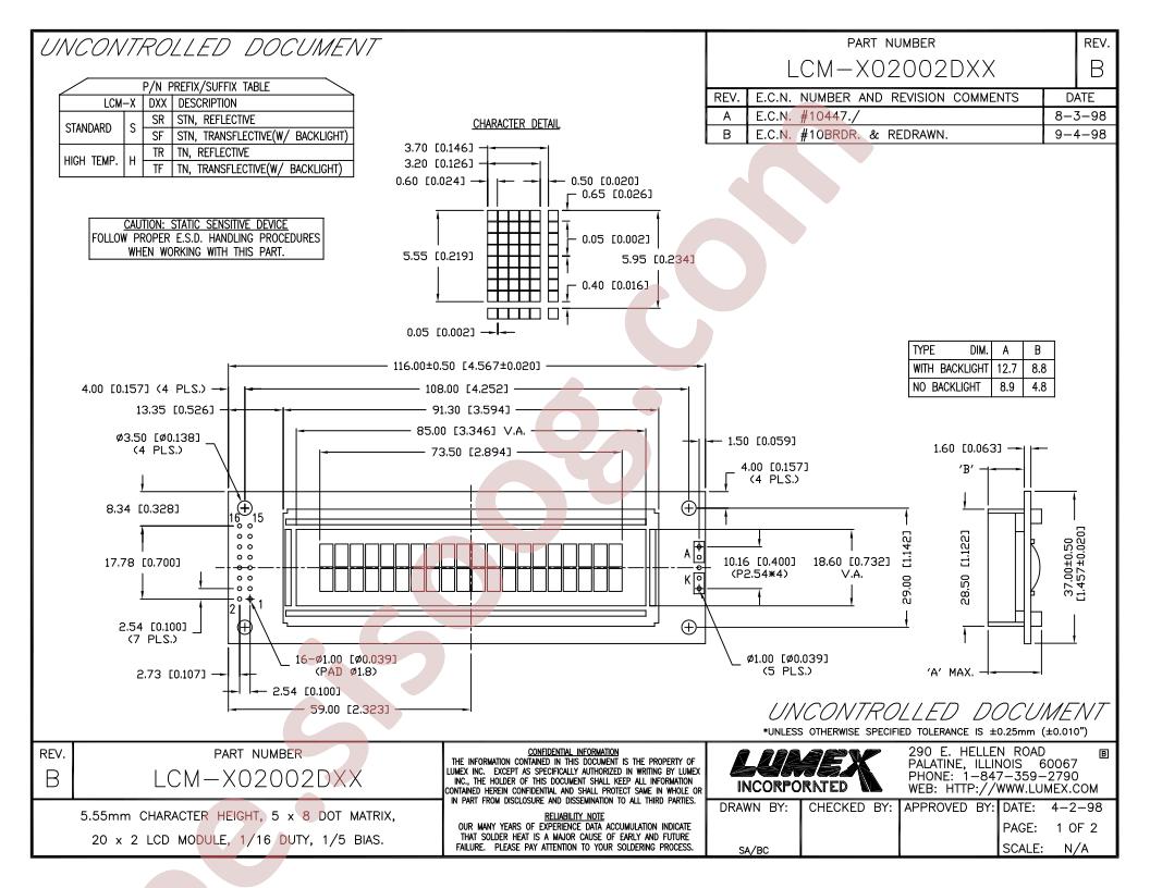 LCM-H02002DTF