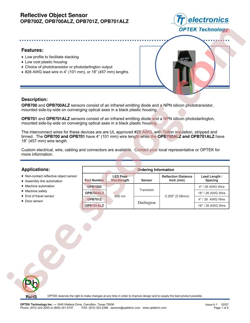 OPB700Z