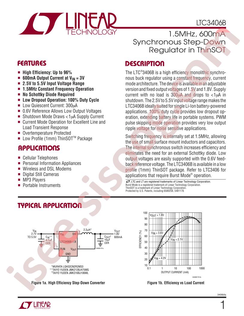 LTC3406B