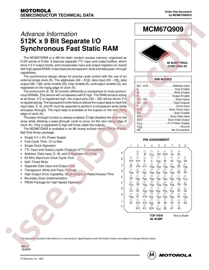 MCM67Q909
