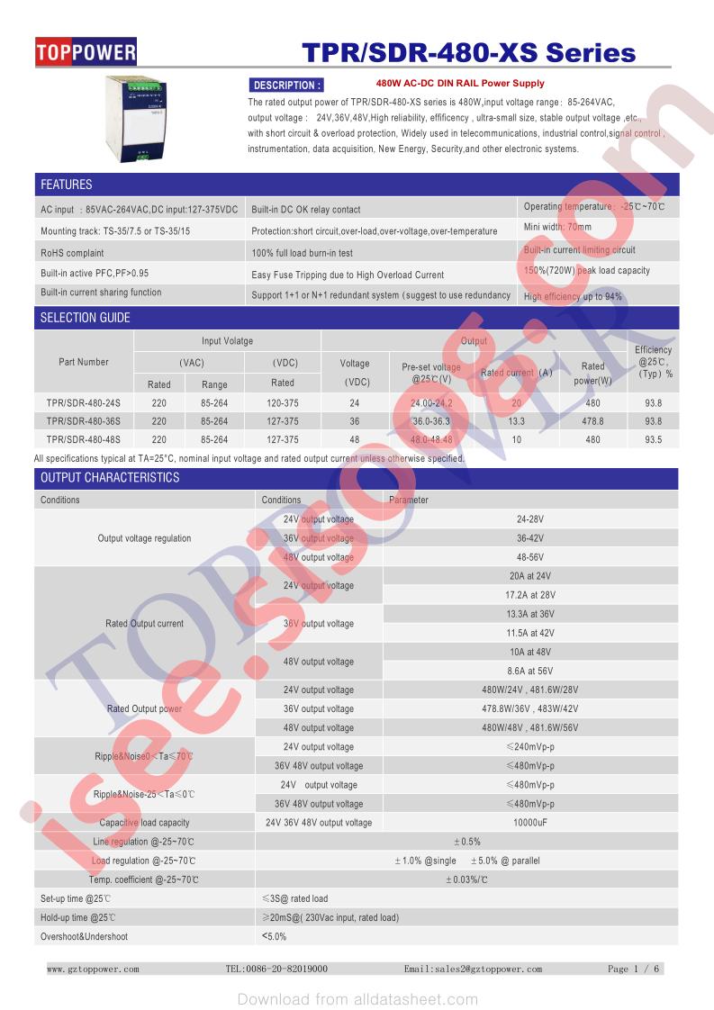 TPRSDR-480-48S