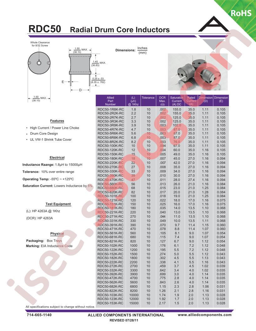 RDC50-181K-RC