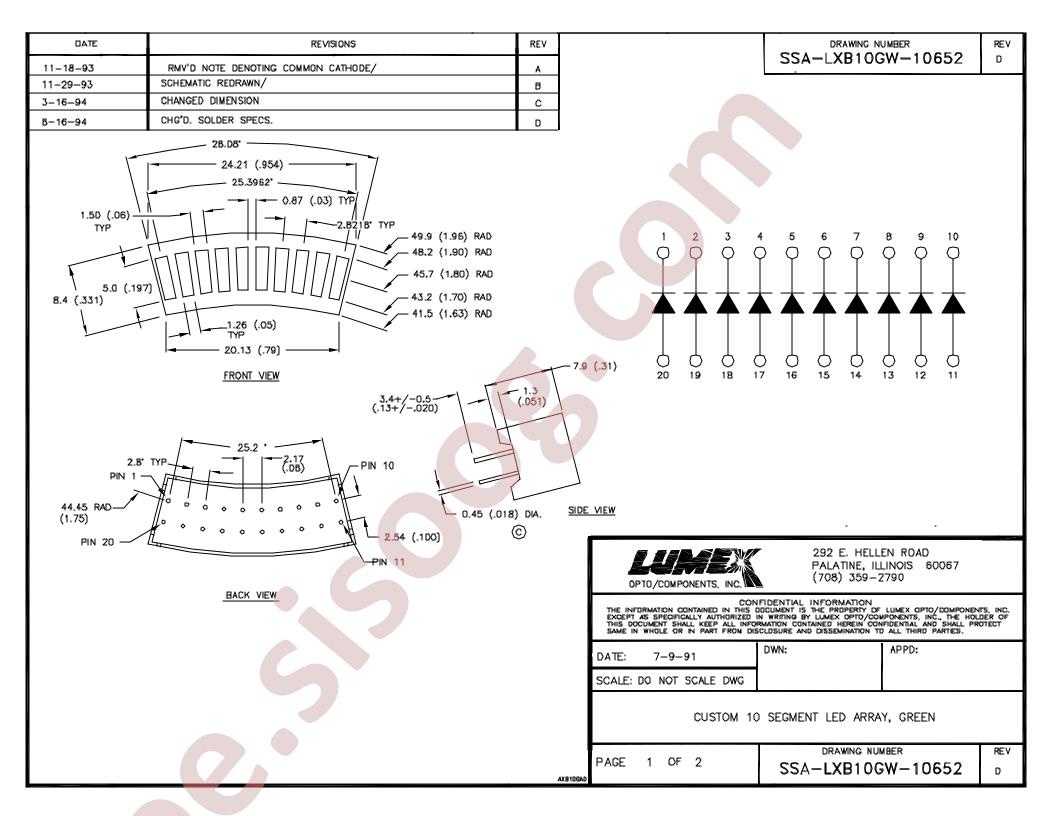 SSA-LXB10GW-10652