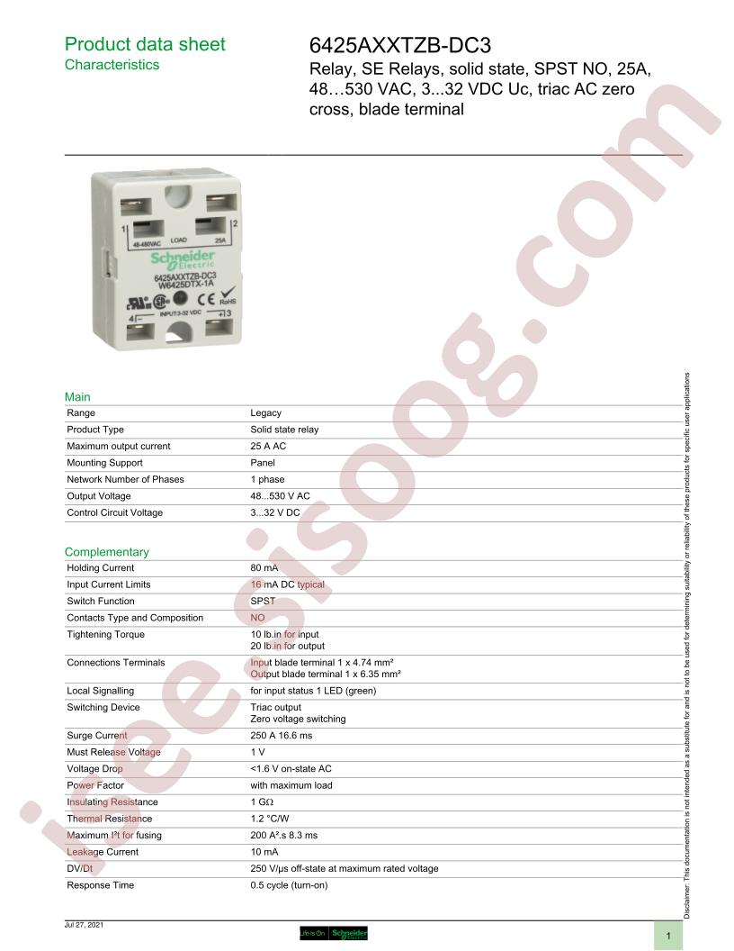 6425AXXTZB-DC3