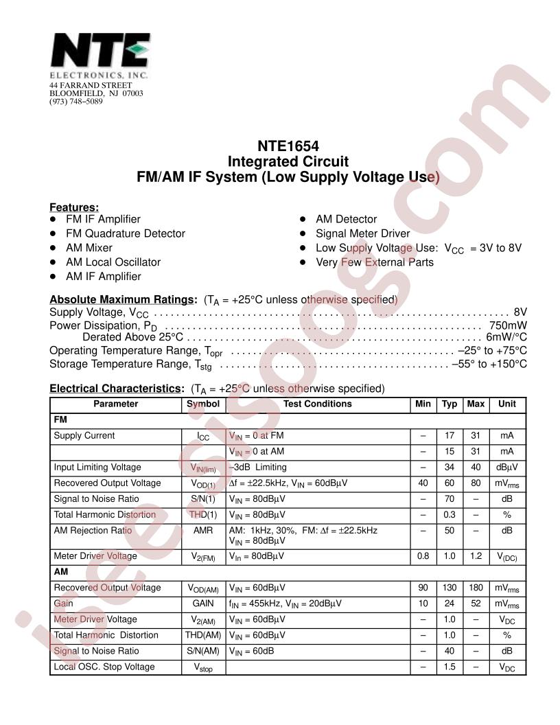 NTE1654