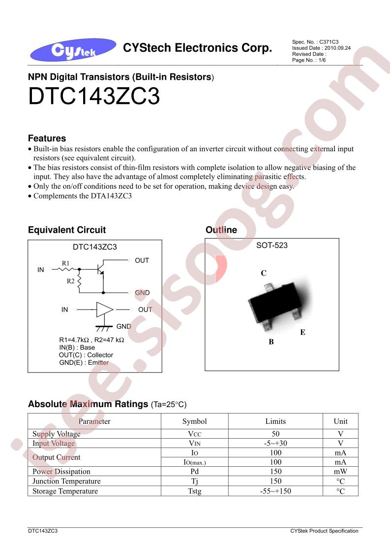 DTC143ZC3