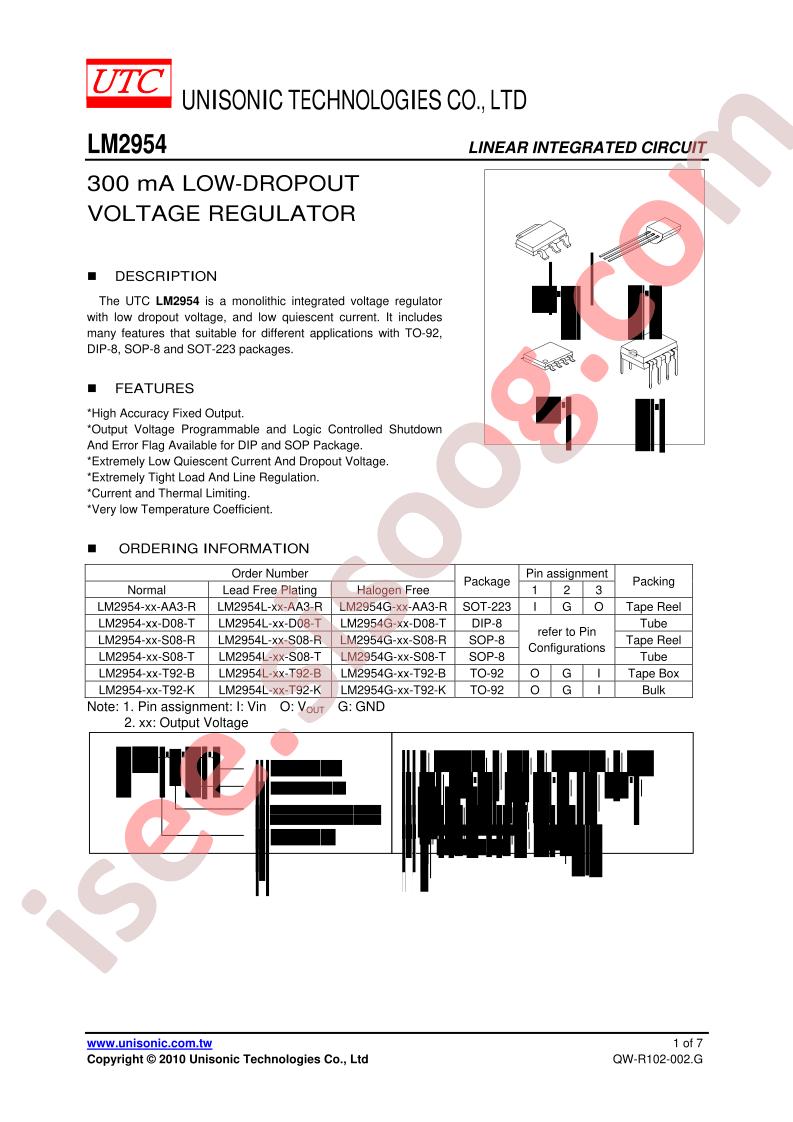 LM2954-XX-D08-T