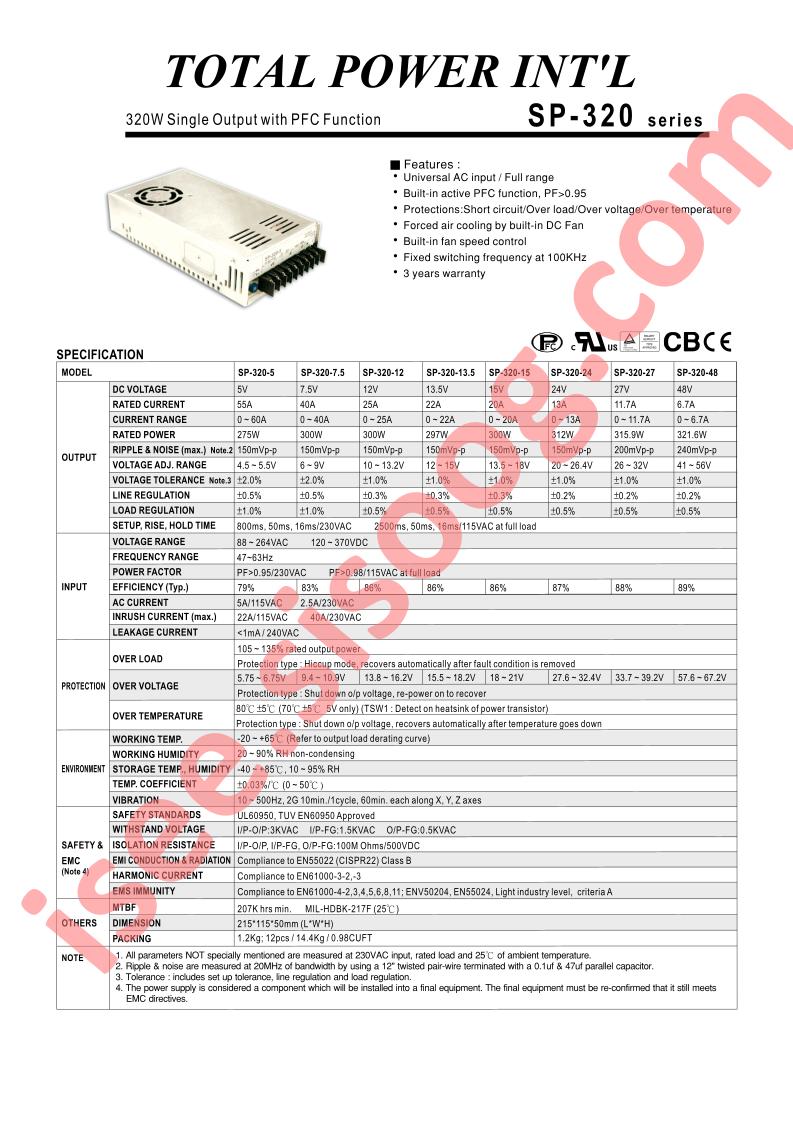 SP-320-12