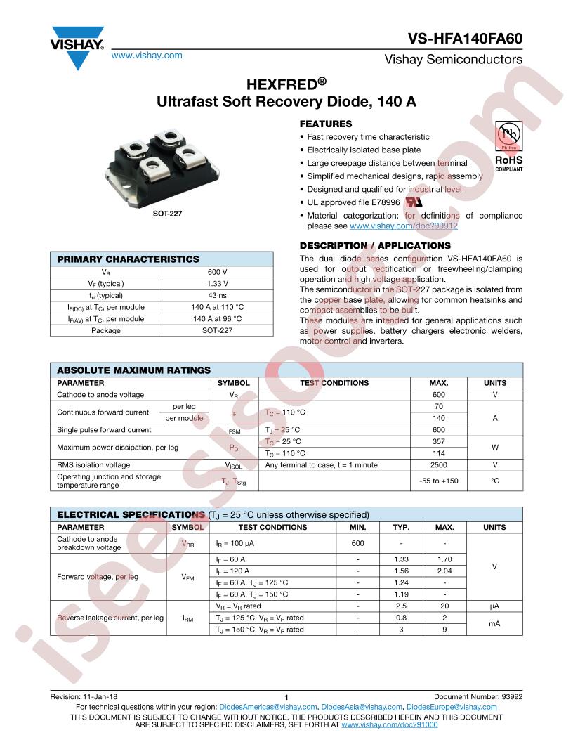 VS-HFA140FA60