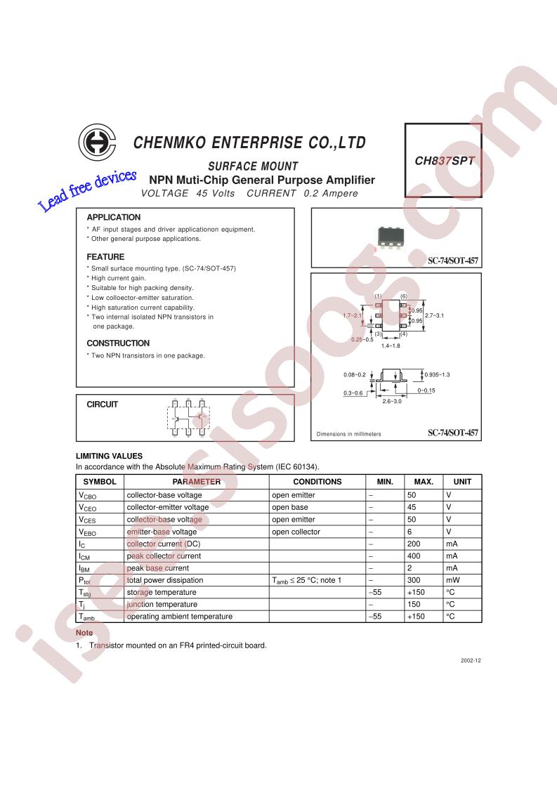 CH837SPT