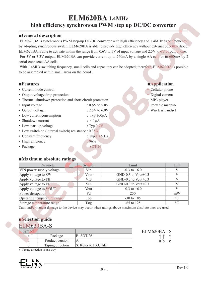 ELM620BA