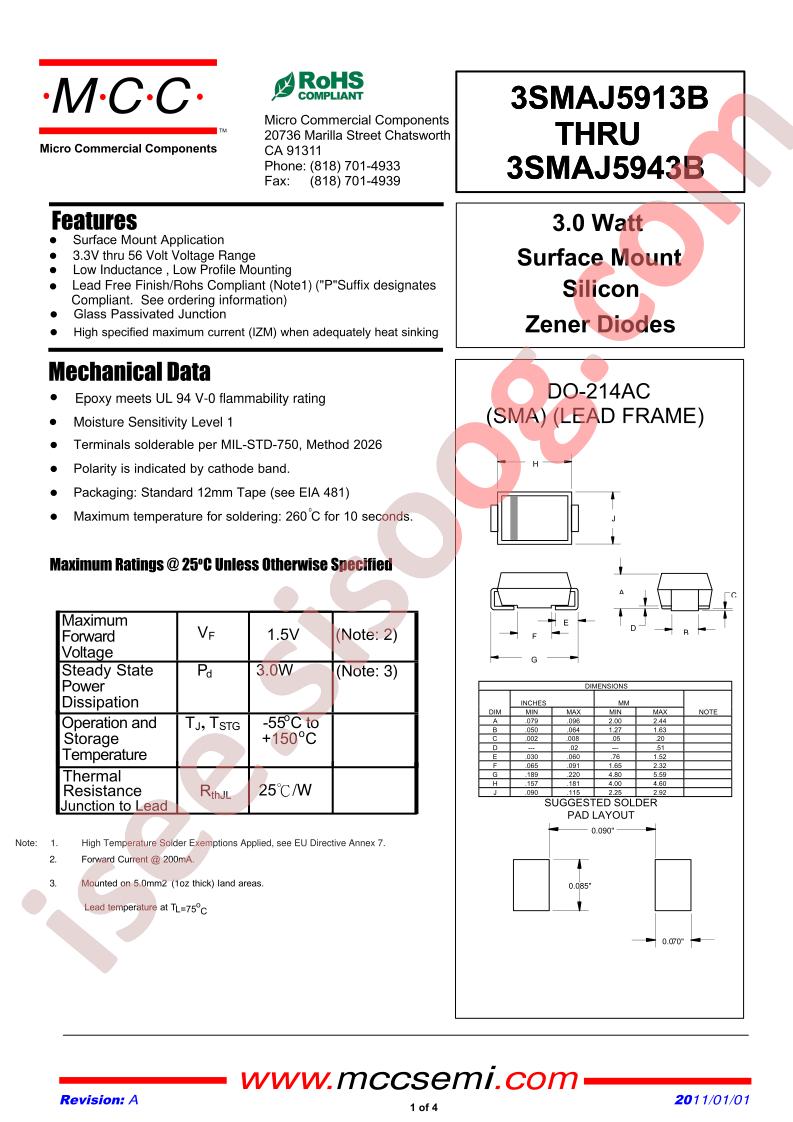 3SMAJ5930B-TP