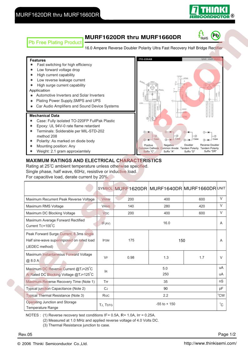 MURF1620DR