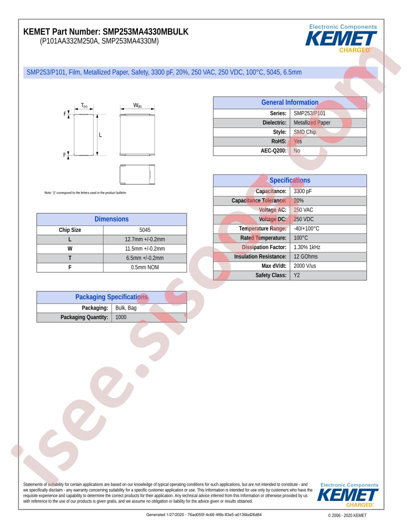 SMP253MA4330MBULK