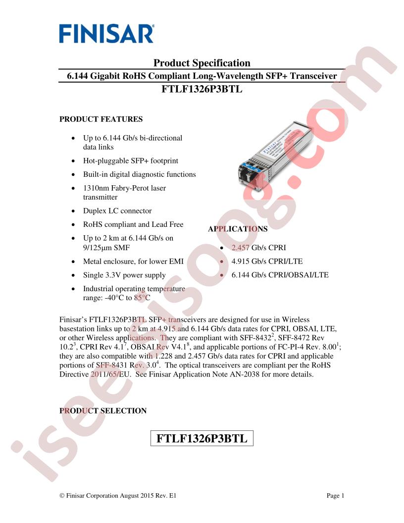 FTLF1326P3BTL