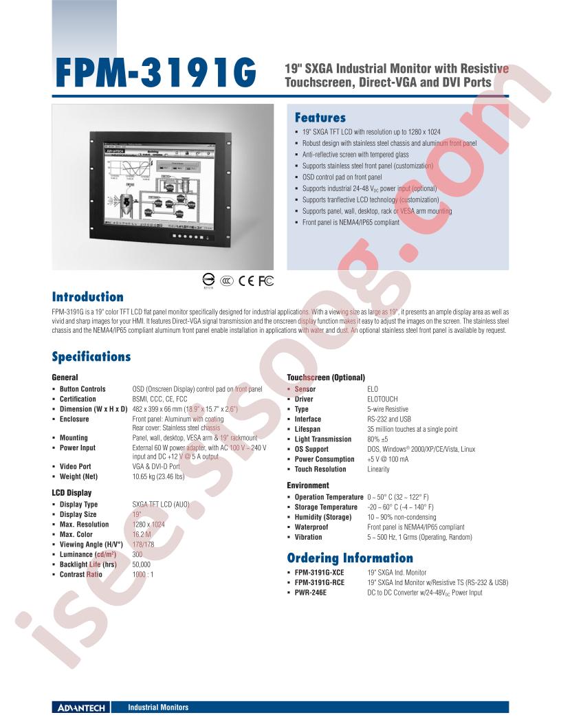 FPM-3191G-RCE