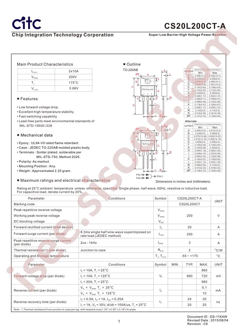 CS20L200CT-A