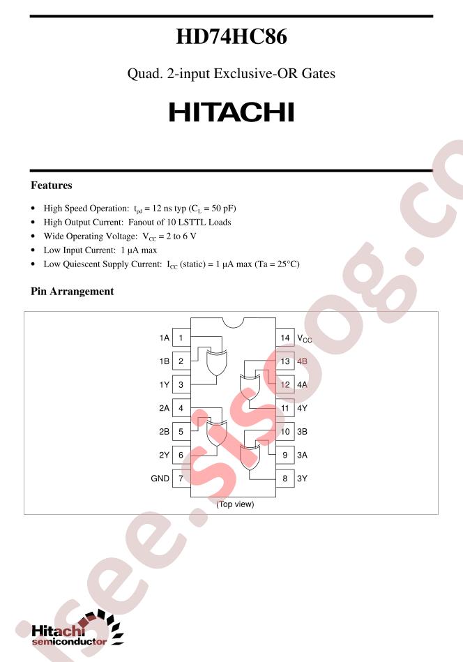 HD74HC86