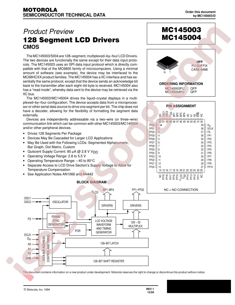 MC145003FU