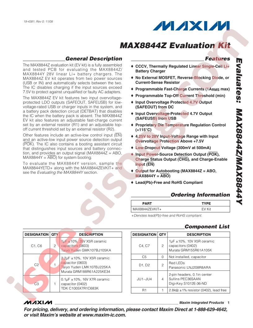 MAX8844Z
