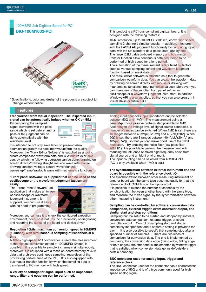 DIG-100M1002-PCI