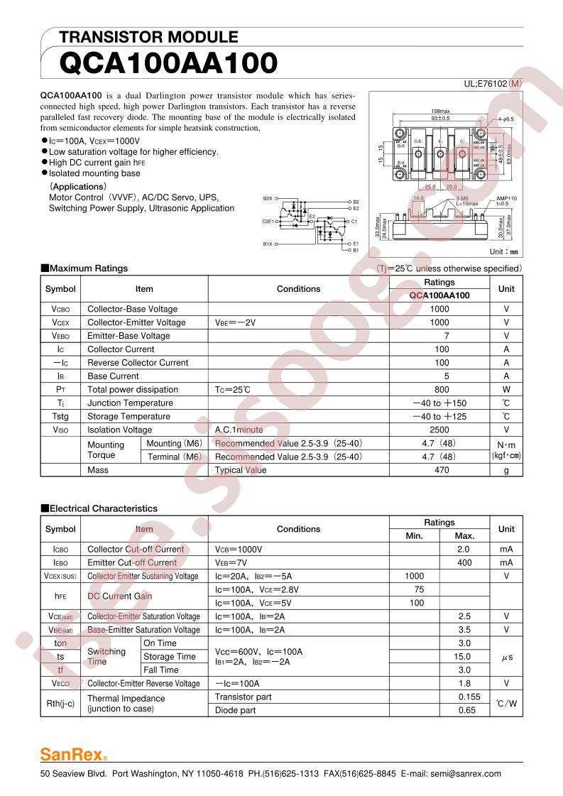 QCA100AA100