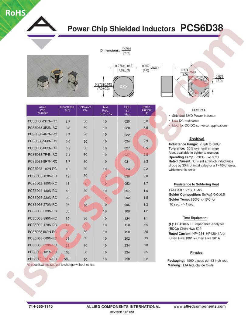 PCS6D38-120N-RC