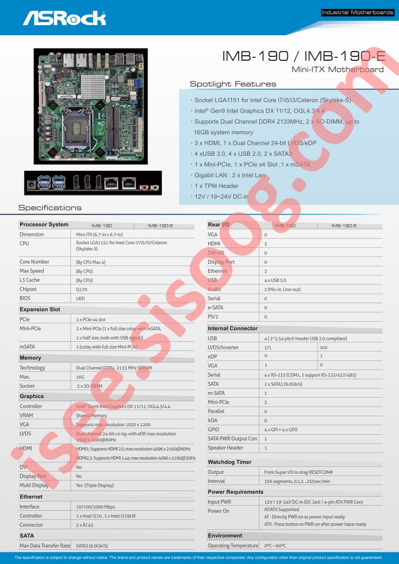 IMB-190-E