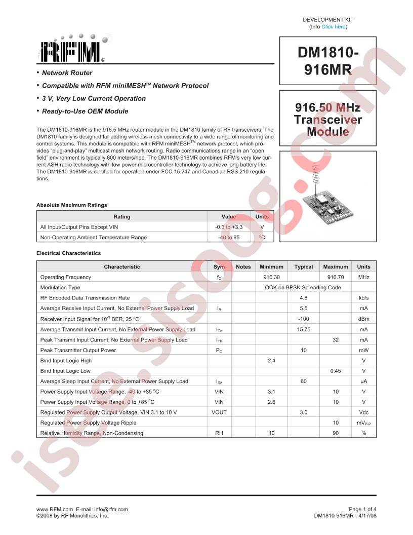 DM1810-916MR