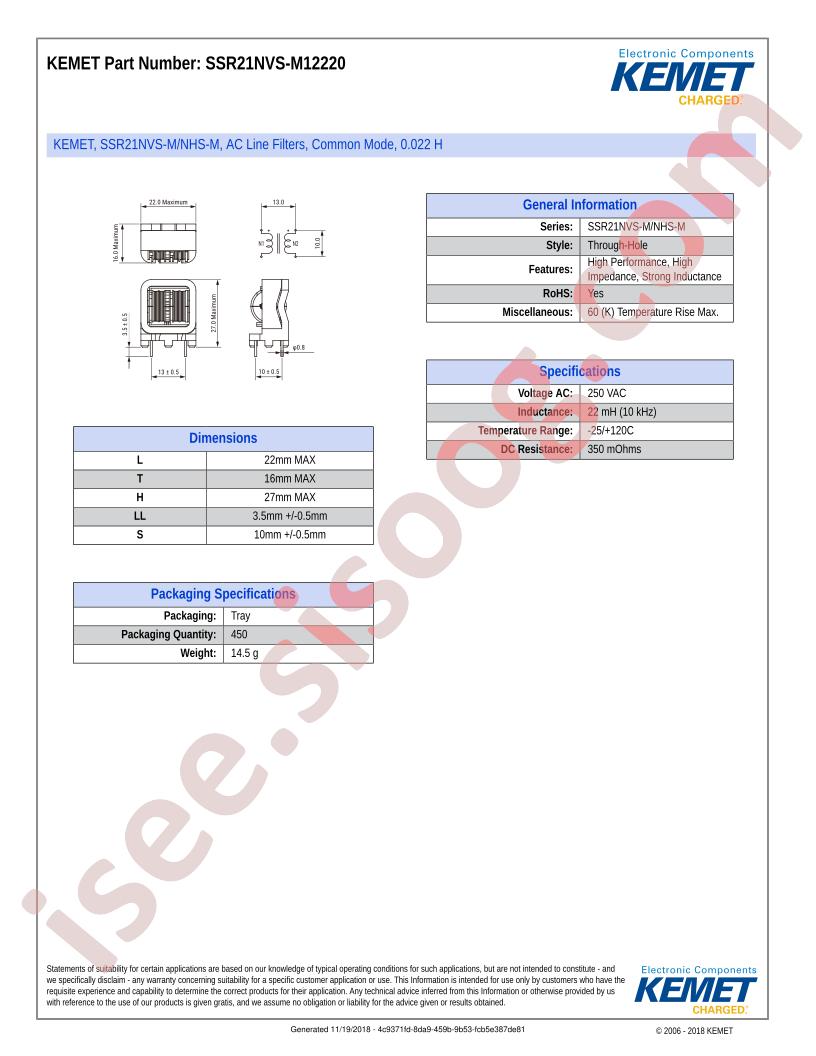 SSR21NVS-M12220