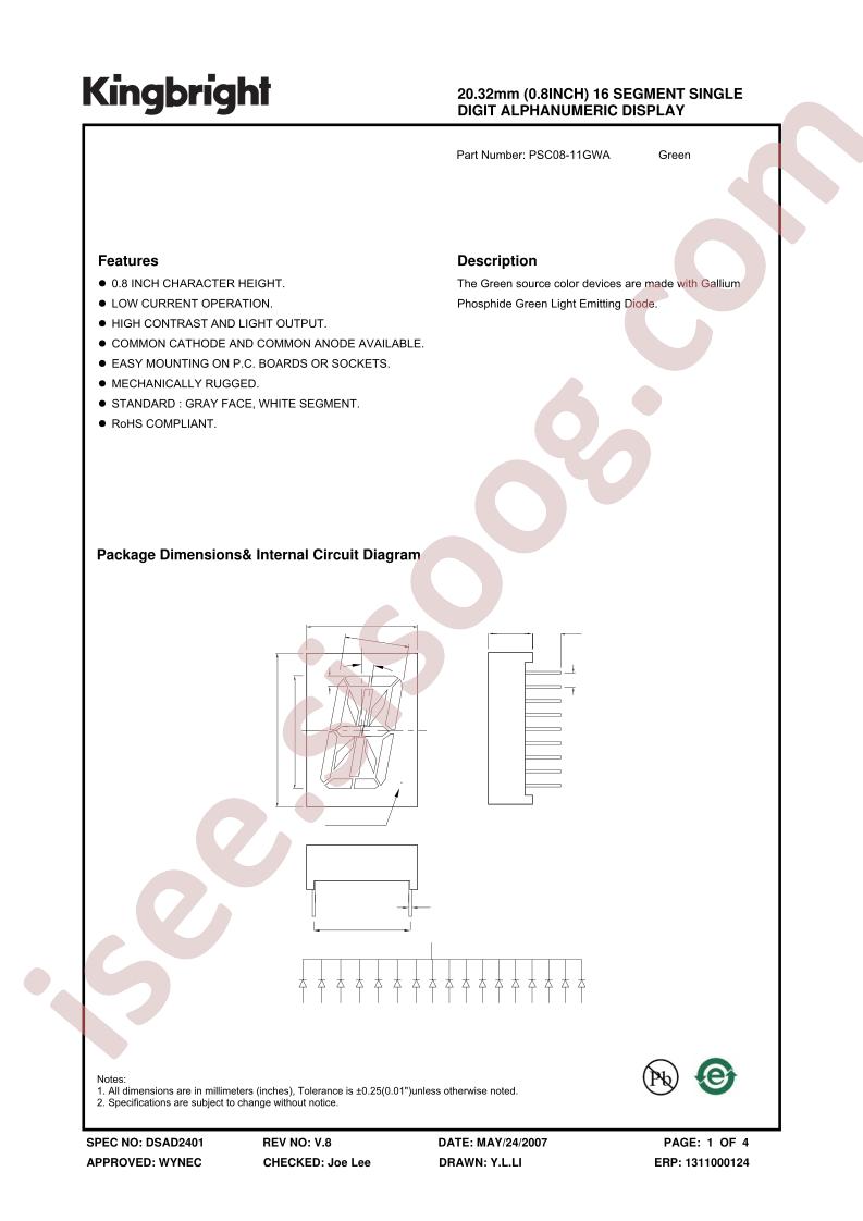 PSC08-11GWA