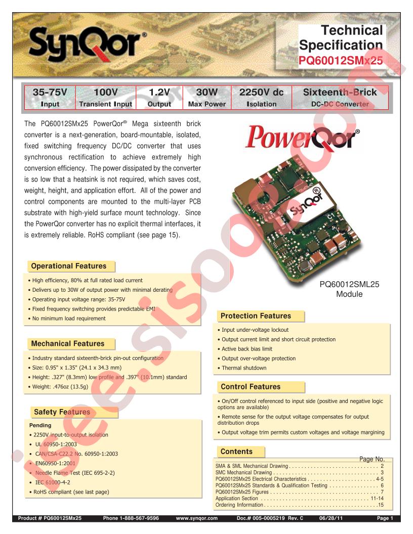 PQ60012SMX25