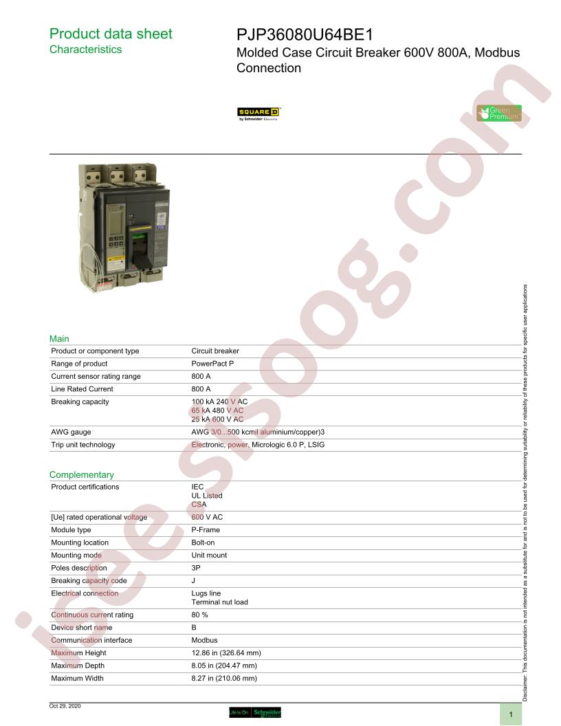 PJP36080U64BE1