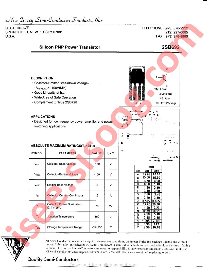 2SB692