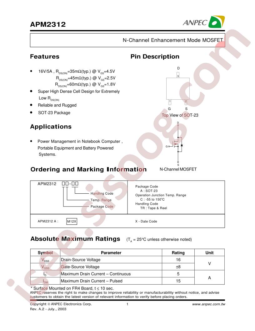 APM2312A