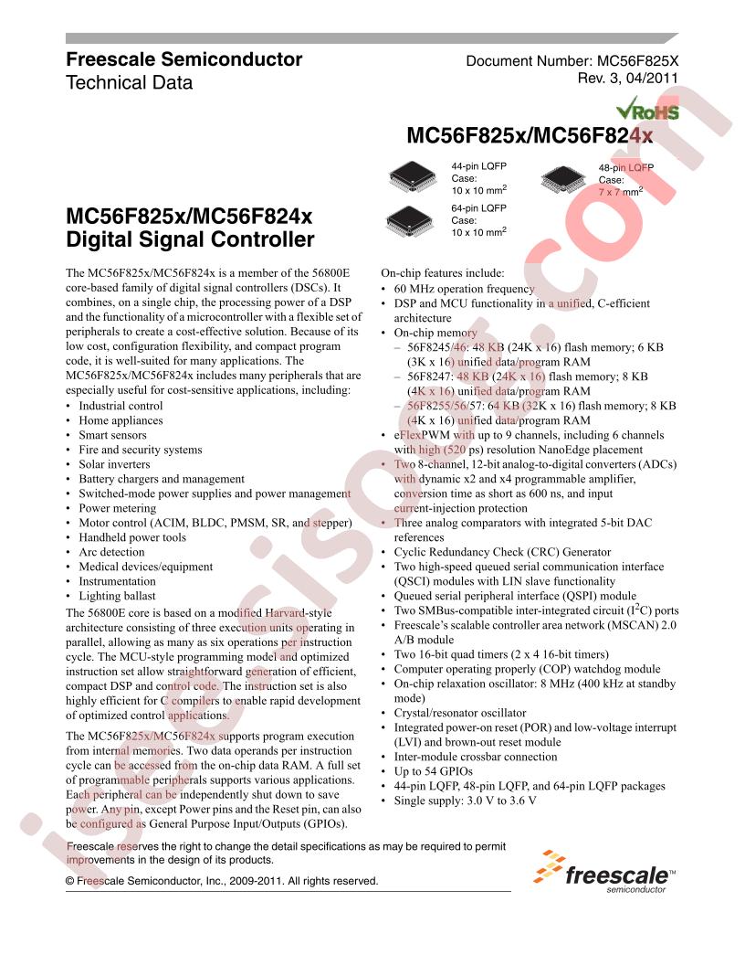 MC56F825X