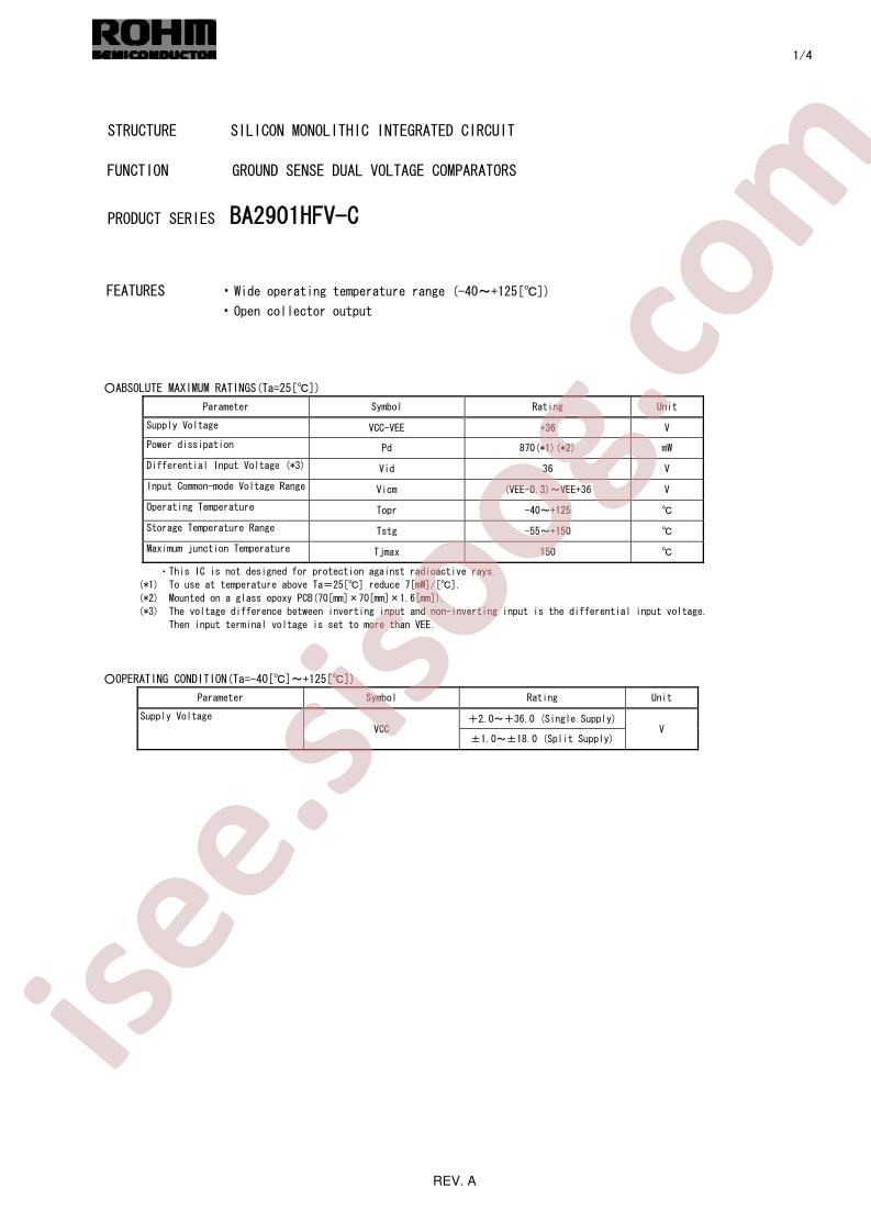 BA2901HFV-C