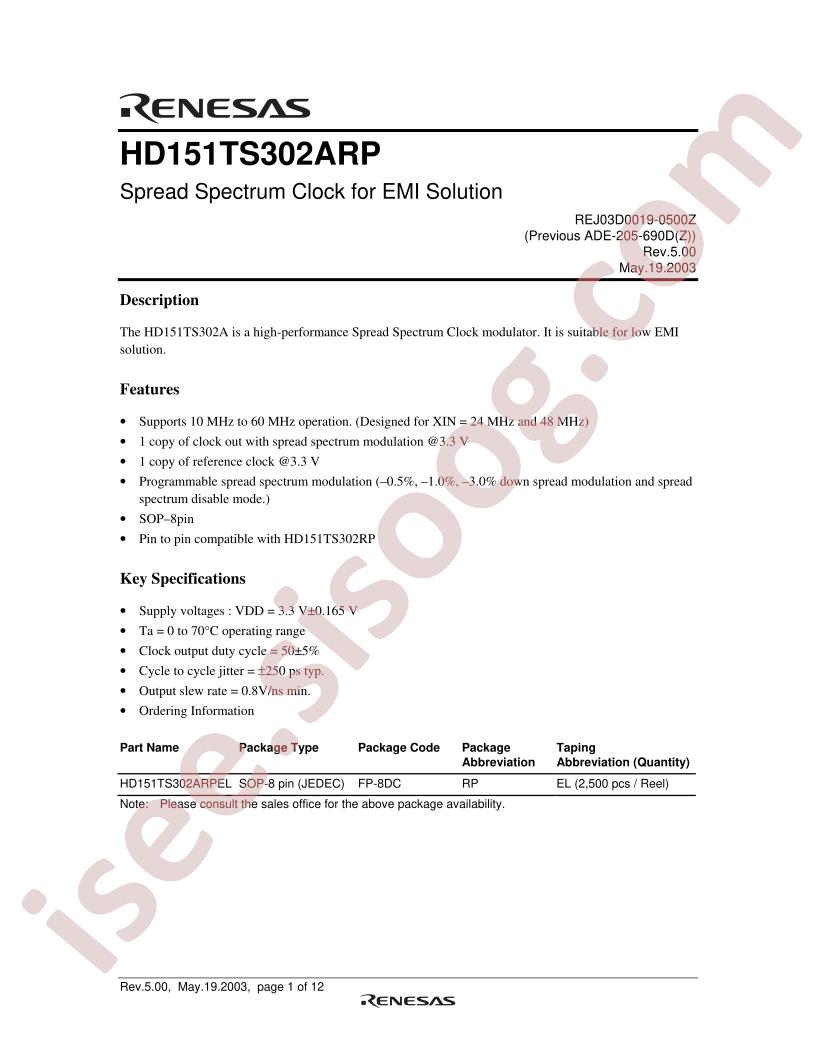 HD151TS302ARPEL