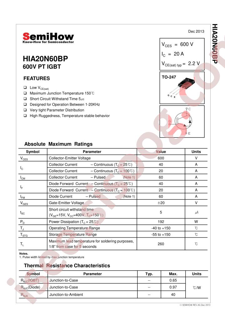 HIA20N60BP