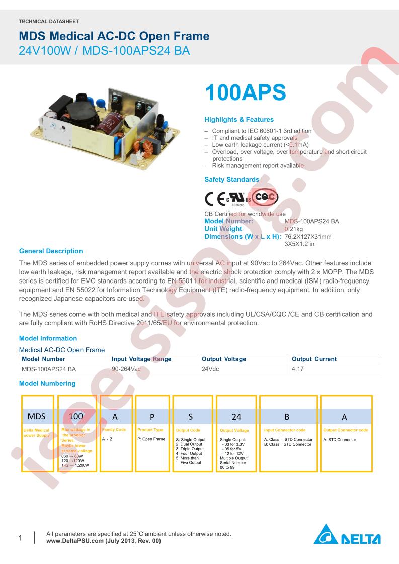 MDS-100APS24BA