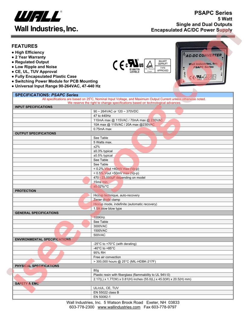 PSAPC-15D